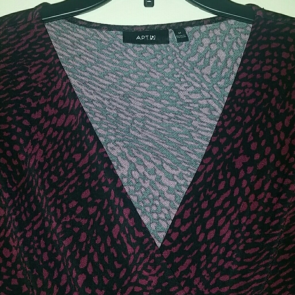 V neck wrap dress
